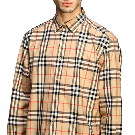 long sleeve men's burberry shirt|Burberry shirts for men outlet.